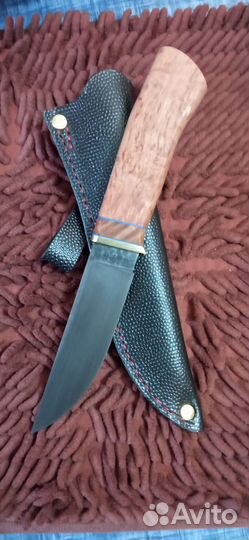 Нож ручной работы из шх15