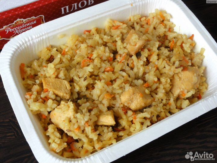 Плов полуфабрикат в заморозке
