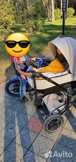 Коляска 2 в 1 luxmom