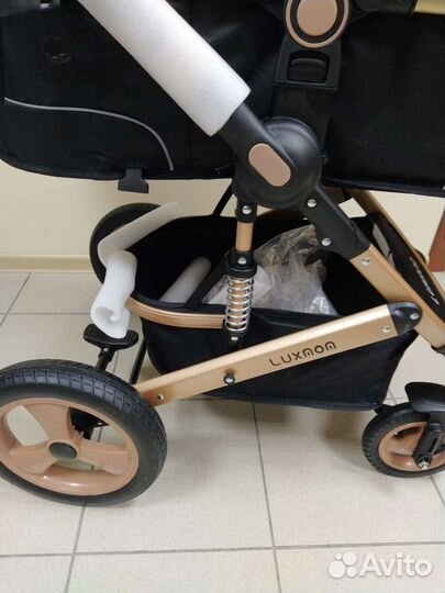Новая коляска 2 в1,3 в 1 Luxmom 518 черный