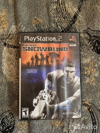 Sony PlayStation 2 диск snowblind