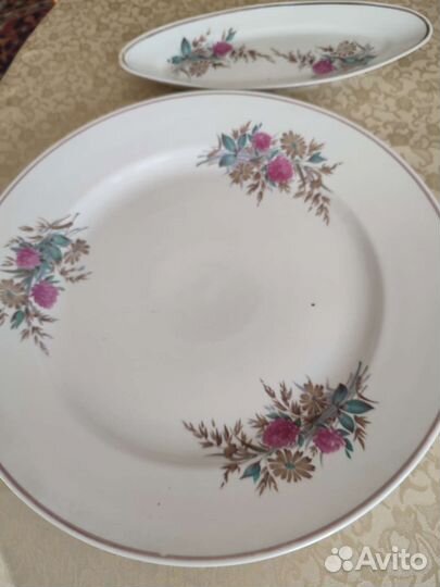 Блюдо фарфоровое СССР