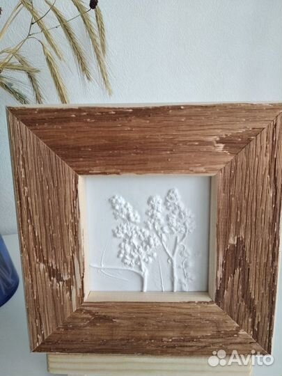 Картина панно барельеф из гипса на стену