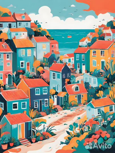 Постеры интерьерные 30 *40, 2шт