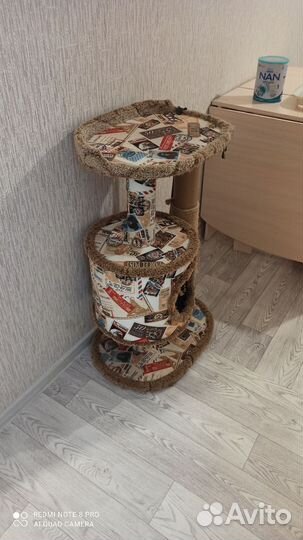 Когтеточка домик для кошки бу