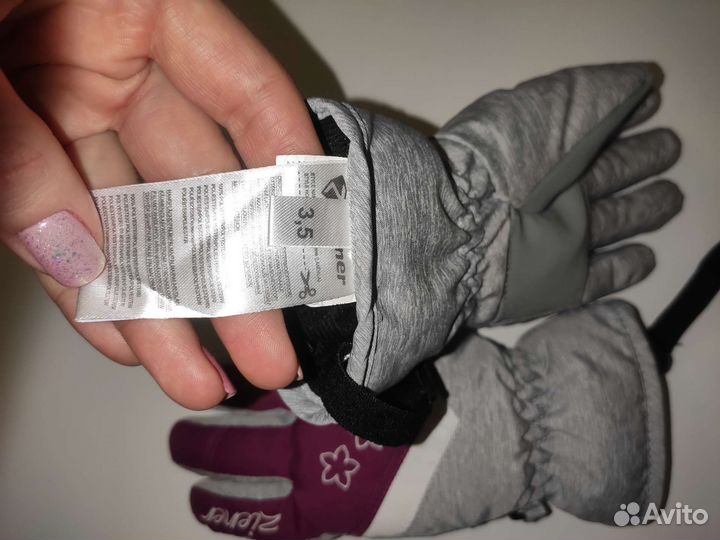 Перчатки зимние детские ziener 3.5