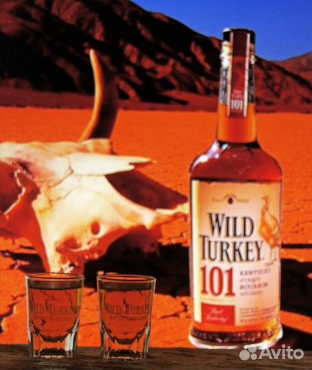 Коллекционное брендированное стекло Wild Turkey