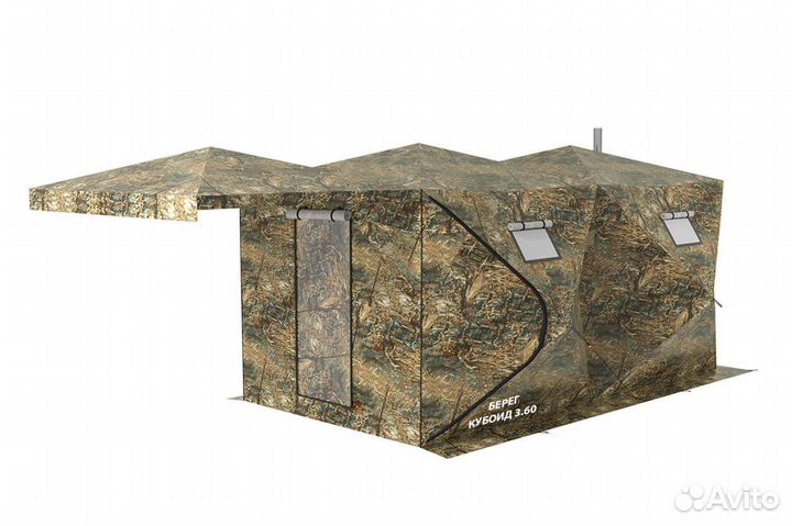 Универсальная палатка Берег Кубоид 3.6 Двухслойный