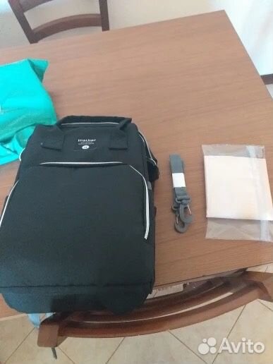 Рюкзак для мамы и малыша + крючки на коляску