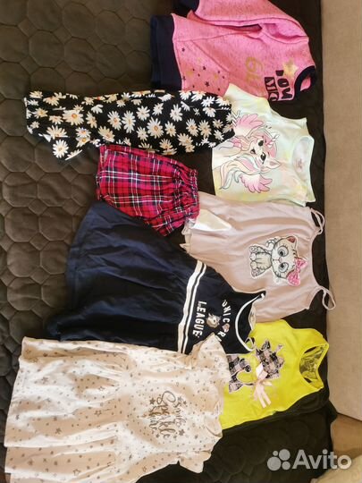 Огромный пакет вещей для девочки 92-98