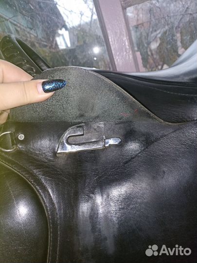 Седло для лошади с ручкой бу