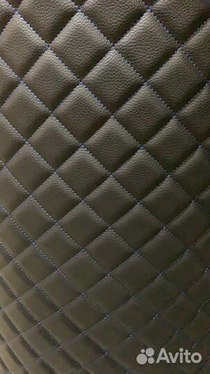 Стёганная экокожа квадрат опт стёжка