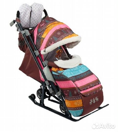 Санки коляска nika