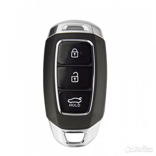 Чехол на ключ хендай солярис 2020 (металл и кожа)