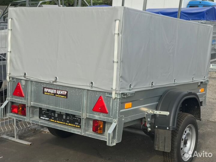 Прицеп сст-7132-03 1,9х1,2 оцинк. высокий