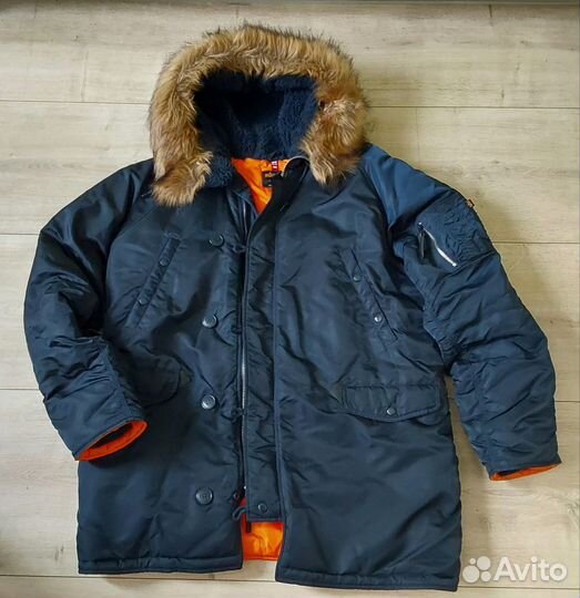 Куртка-аляска Alpha industries SF Navy Оригинал