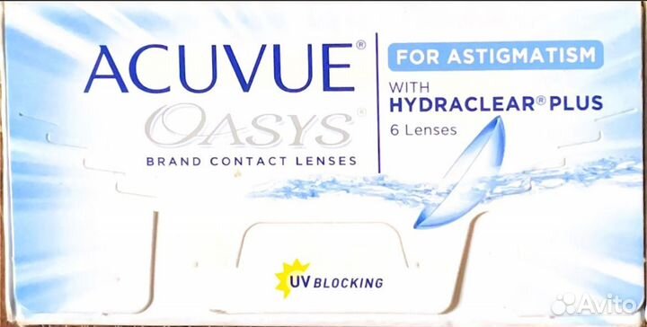 Линзы acuvue oasys astigmatism