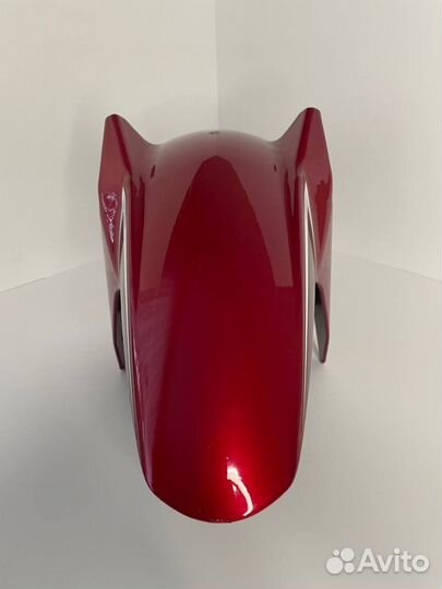 Крыло мопед пластик Красное Riva CX