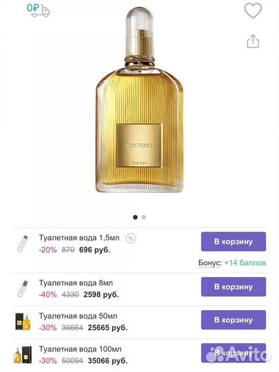 Парфюм Tom ford for man