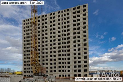 Ход строительства ЖК «Октябрьская набережная» 2 квартал 2024