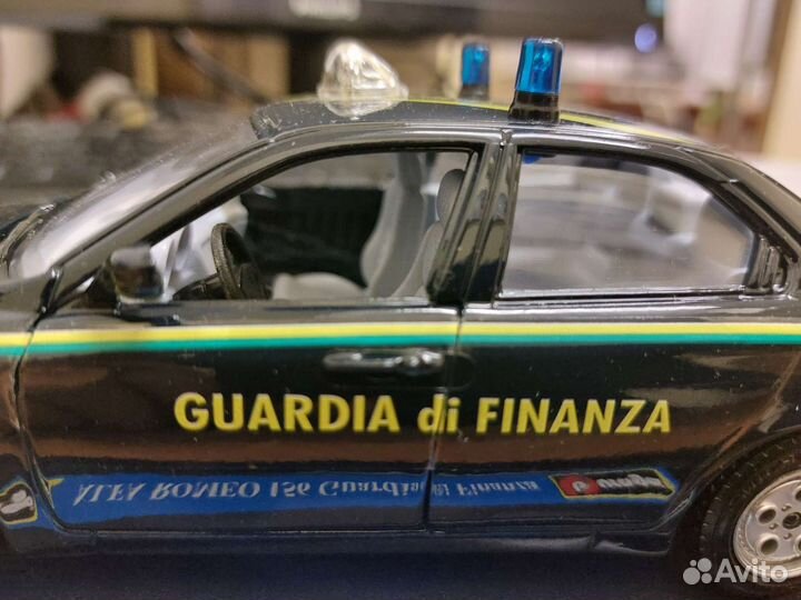 Коллекционная модель Alfa Romeo 156 G.Finanza 1:24