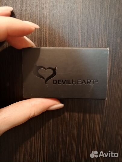 Кликер из титана Devil Heart Swarovski 8 мм