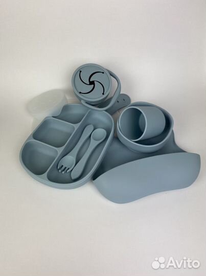 Набор силиконовой посуды для прикорма 7в1