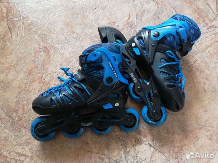 Ролики детские раздвижные Reaction Galaxy 32 - 35