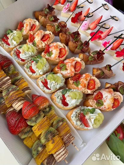 Фуршет, Закуски, Кейтеринг, Гастробоксы