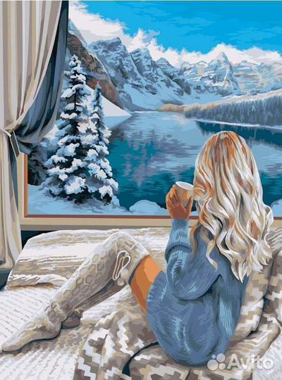 Алмазная мозаика на подрамнике 40х50 см