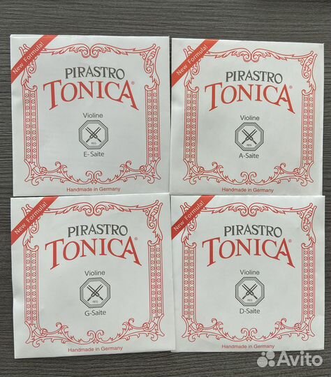 Струны tonica pirastro для скрипки 4/4, 1/2,1/4
