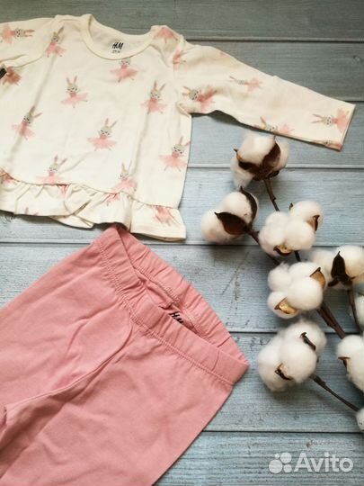 Пижама hm новая 62 для девочки