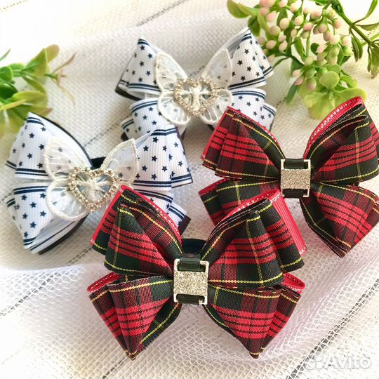 Стильные бантики для школы