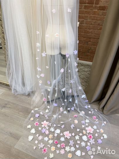 Свадебная фата новая в наличии и на заказ