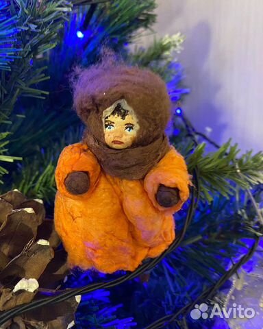 Ватные елочные игрушки новые