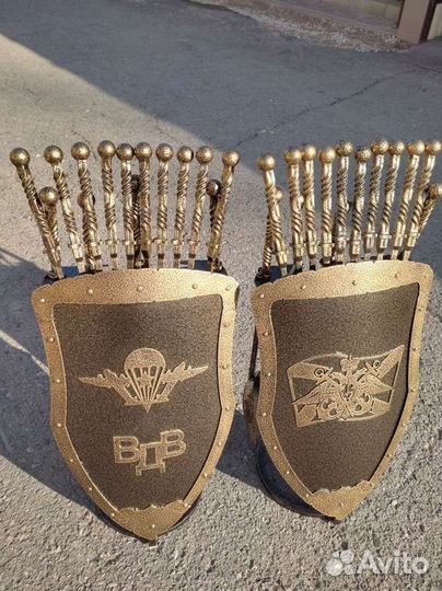 Подарок на день вмф и вдв подставка под шампура