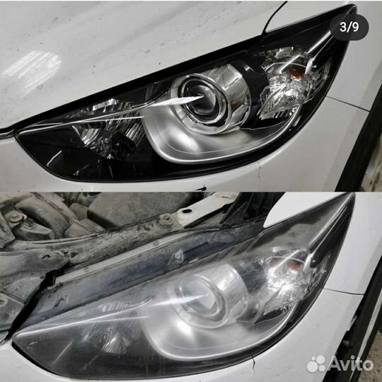 Автосвет,Химическая полировка фар