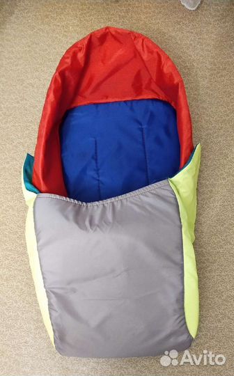 Матрас с чехлом на ноги для санок