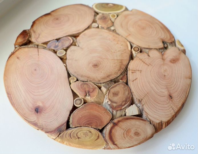 Деревянная подставка под горячее