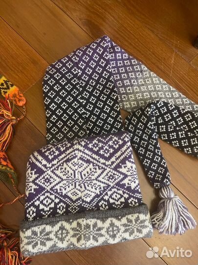 Варежки шапки шарф