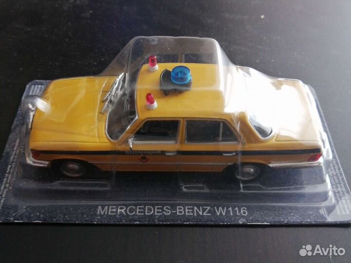 Модель автомобиля 1/43 Mercedes-Benz W116 гаи