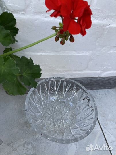 Салатник хрустальный
