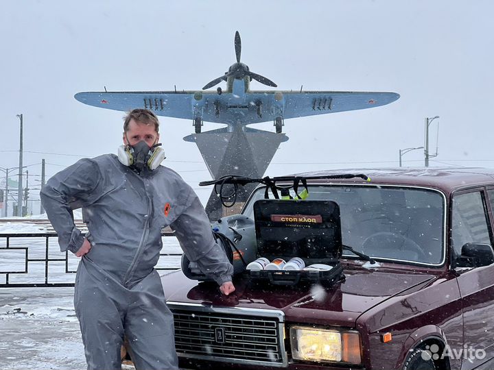 Уничтожение тараканов и травля клопов