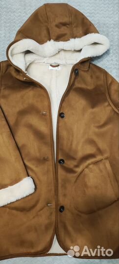 Дубленка для девочки mango