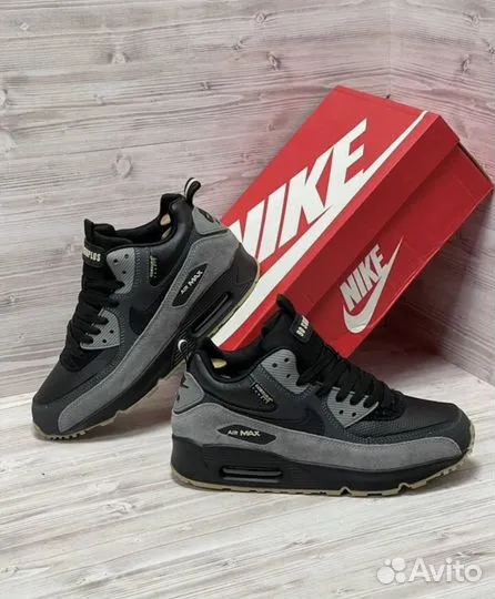 Кроссовки Nike Air Max 90 зимние с мехом