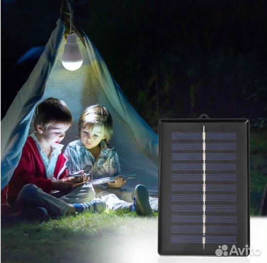 Светодиодная лампа на аккумулятореСолнечная панель