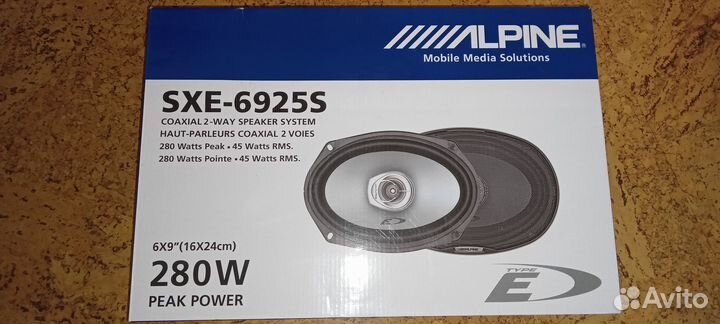 Коаксиальная ас Alpine SXE-6925S