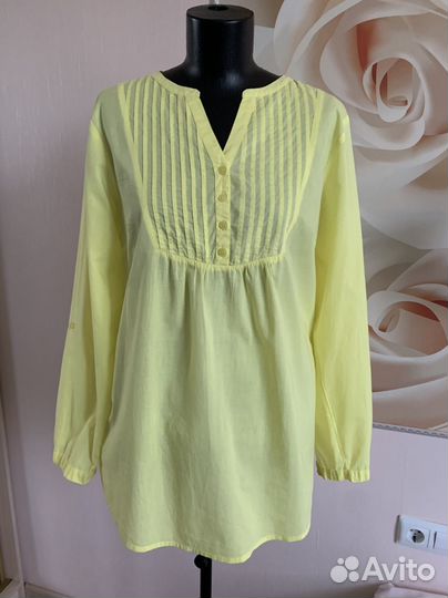 Блузка рубашка из тонкого хлопка