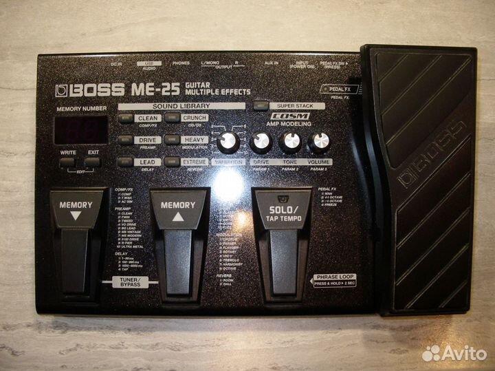 Процессор для электрогитары boss ME-25