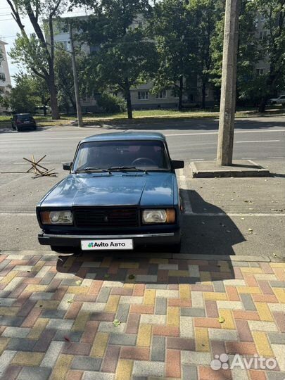 ВАЗ 2107 1.5 МТ, 2008, битый, 300 000 км